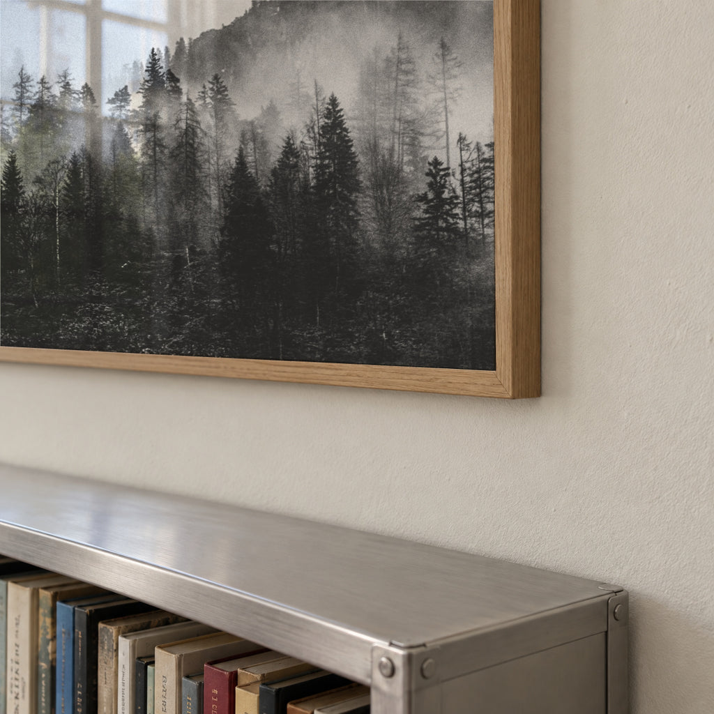 Moody clouds 4 - Framed poster detail