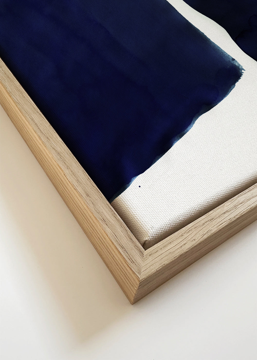 Minimal navy blue abstract 01