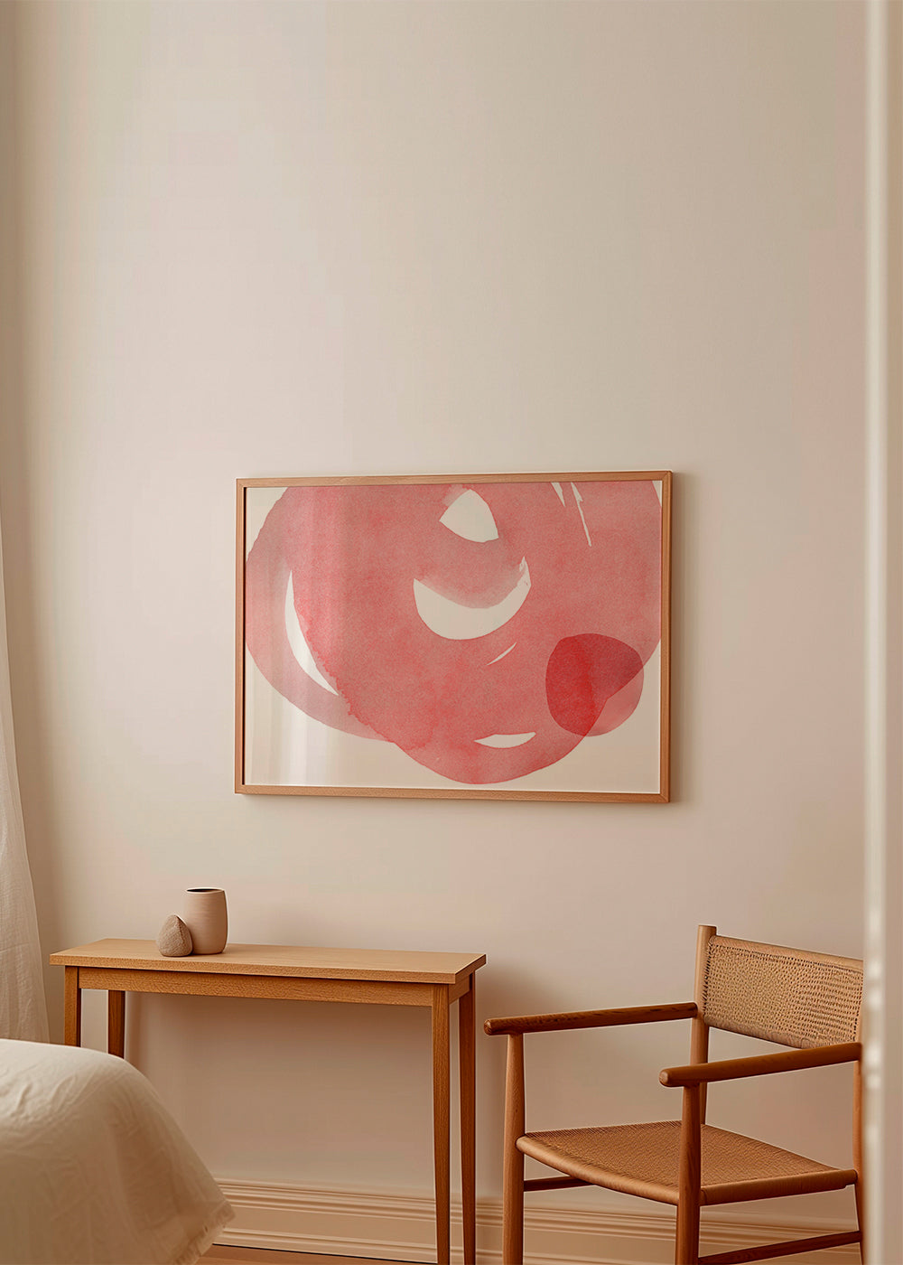 Minimal pink abstract 07