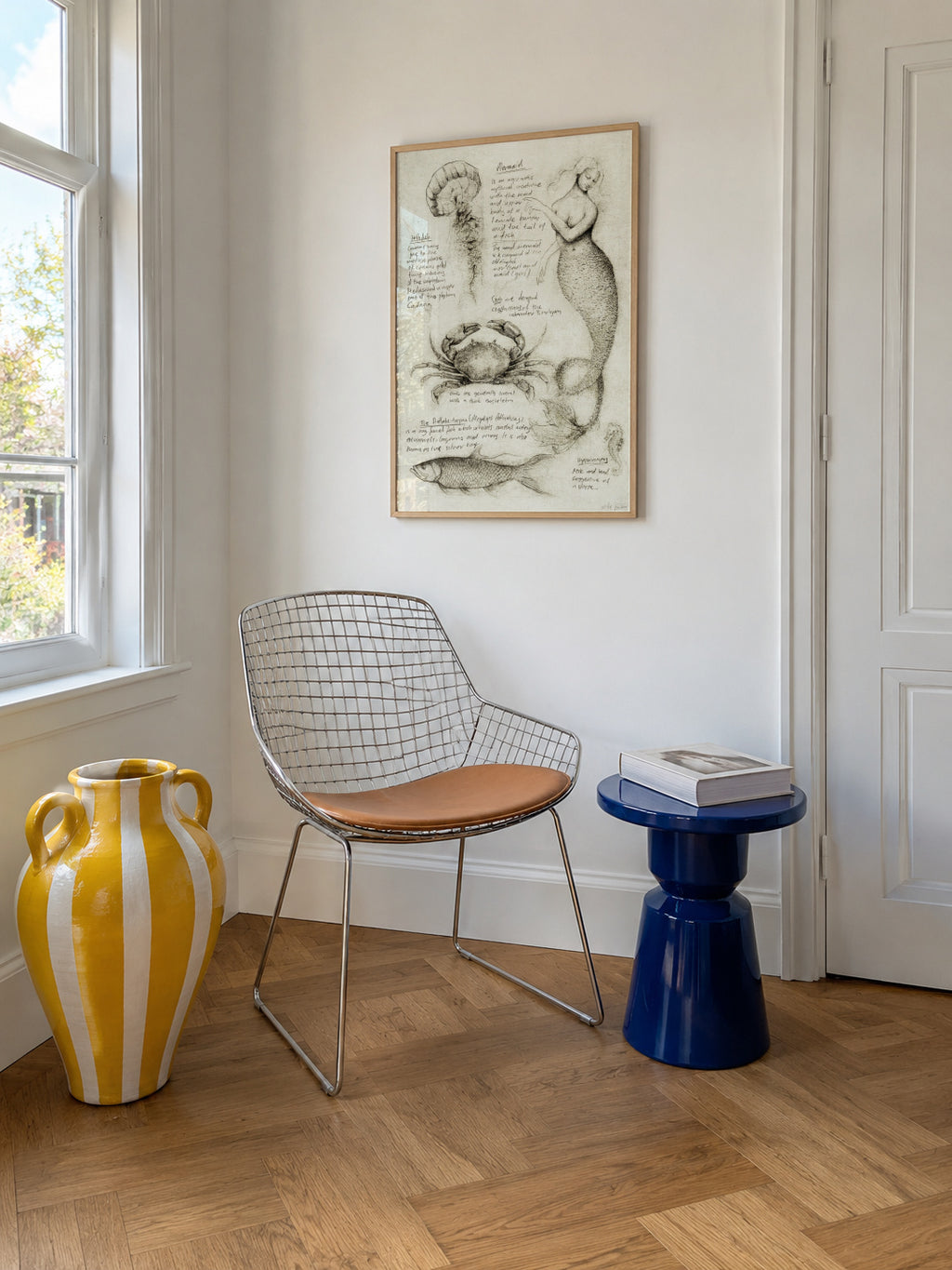 Sea Animals - Framed poster in an interior