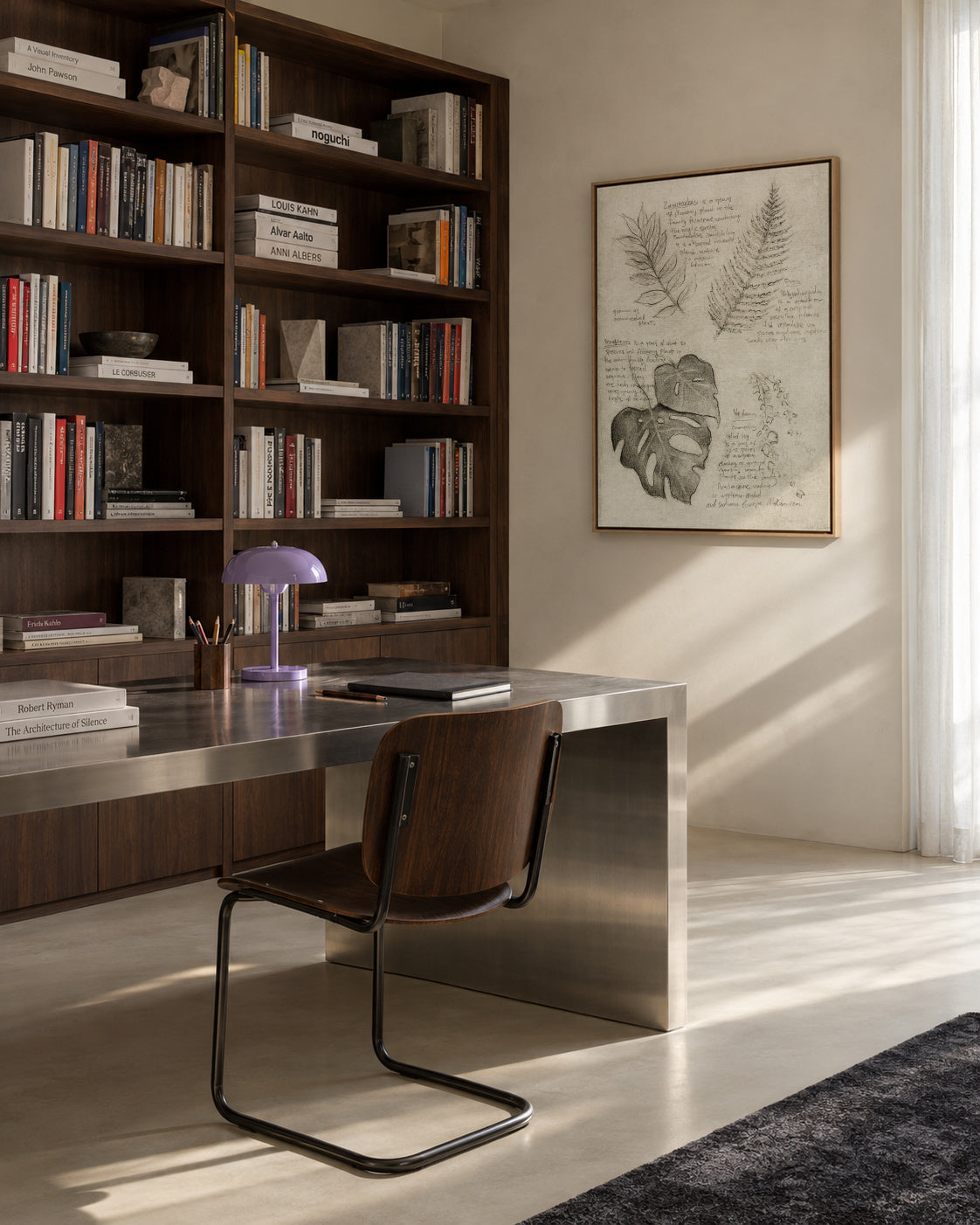Plants - Framed canvas in an interior