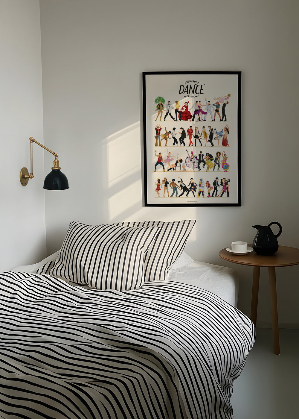 Everybody Dance Now - Framed poster in an interior