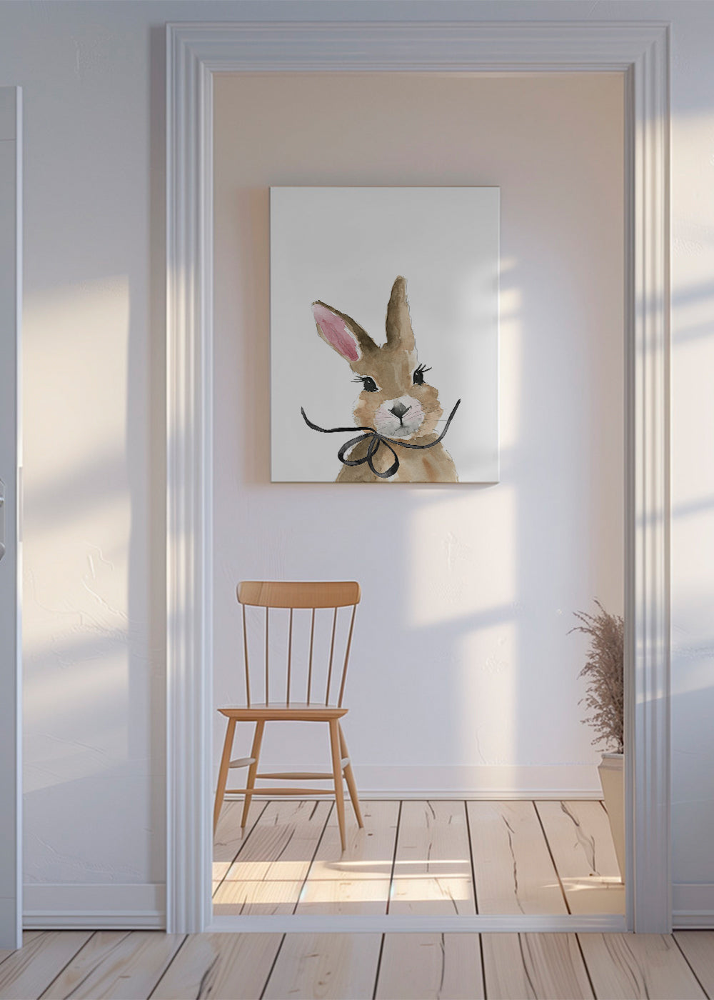 Bunny with bow