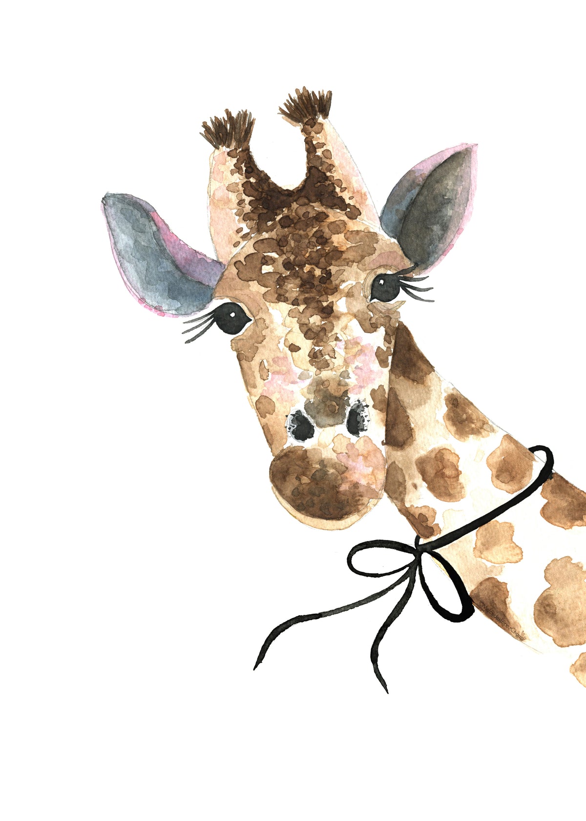 Giraffe - Unframed art print