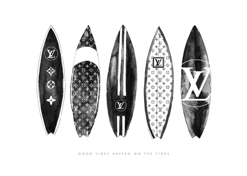 LV Surfboards - Unframed art print