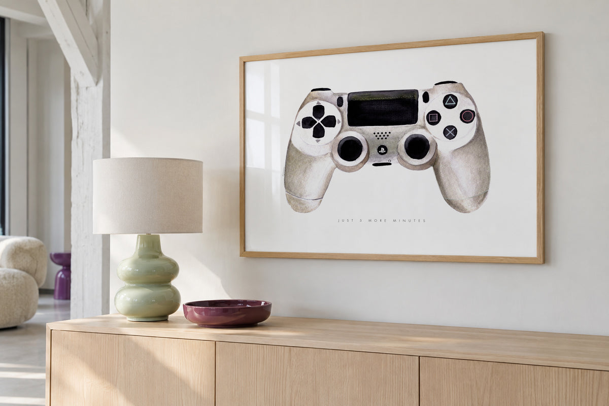 Just 5 - Framed poster in an interior