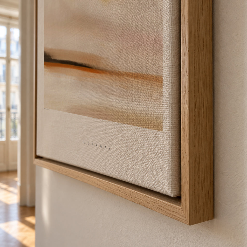 Getaway - Framed canvas detail