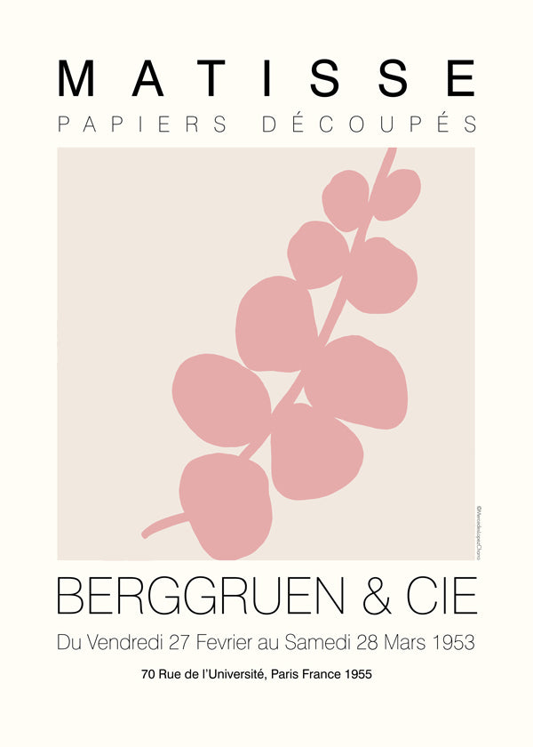 Matisse Single Leaf Pink
