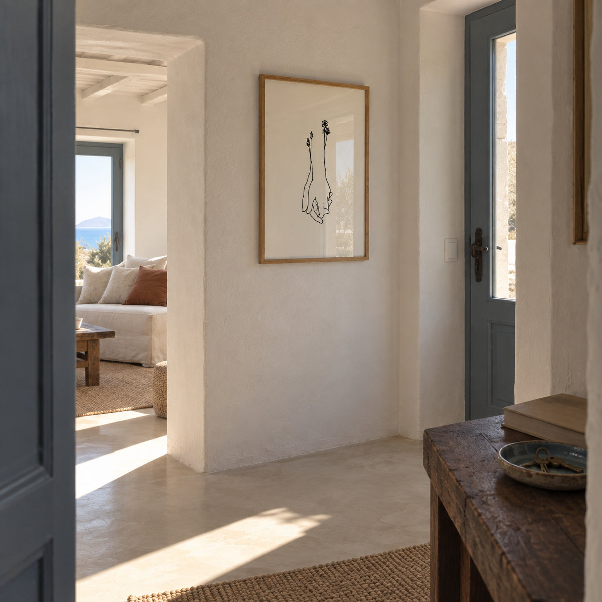 Bloom - Framed poster in an interior