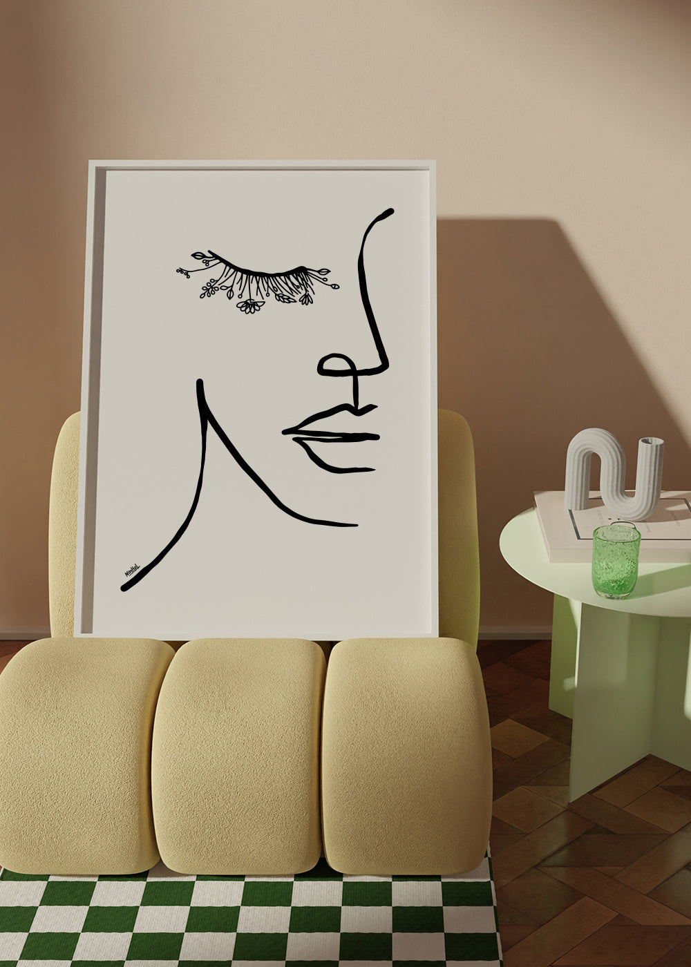 Natureye - Framed poster in an interior