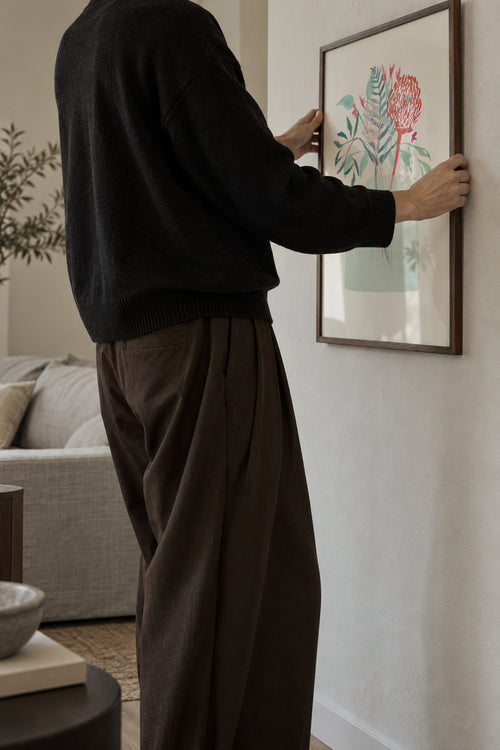 Flower bouquet No.2 - Framed poster in an interior