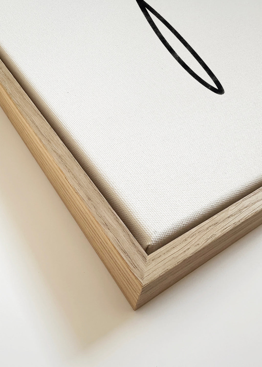 Home is a feeling - Framed canvas detail