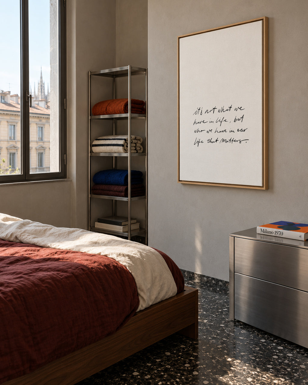 Matters - Framed canvas in an interior