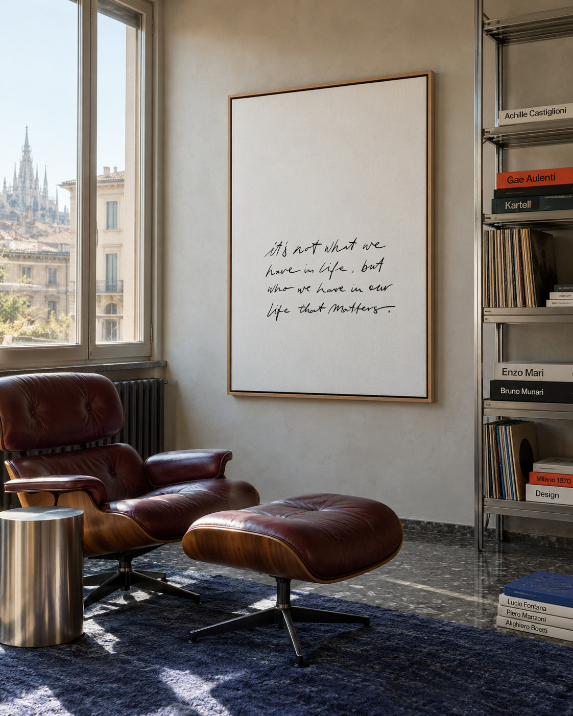 Matters - Framed canvas in an interior