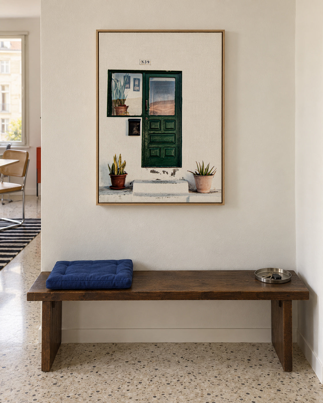 Lanzarote III - Framed canvas in an interior