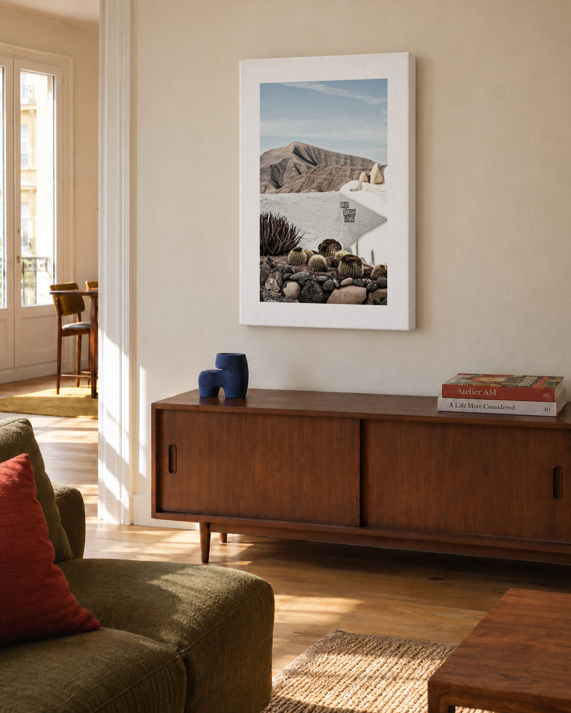 Lanzarote X - Unframed canvas in an interior
