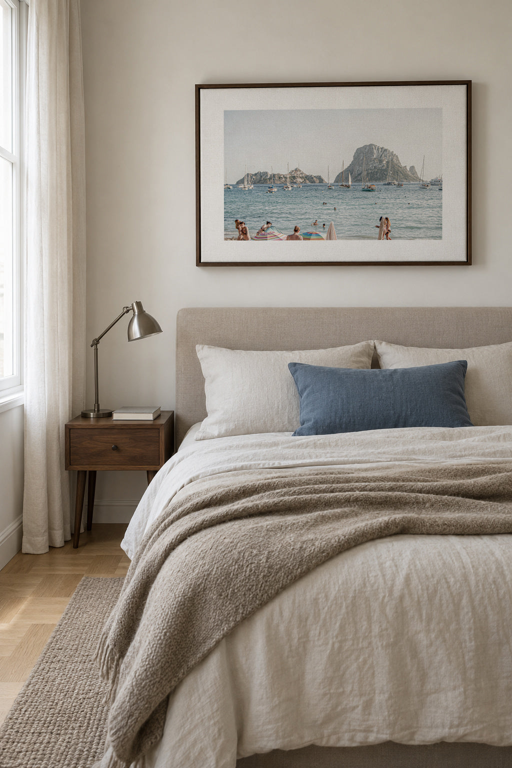 Ibiza XVII - Framed canvas in an interior