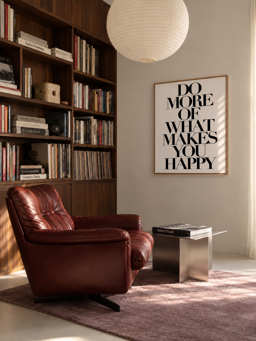 Do More - Framed canvas in an interior