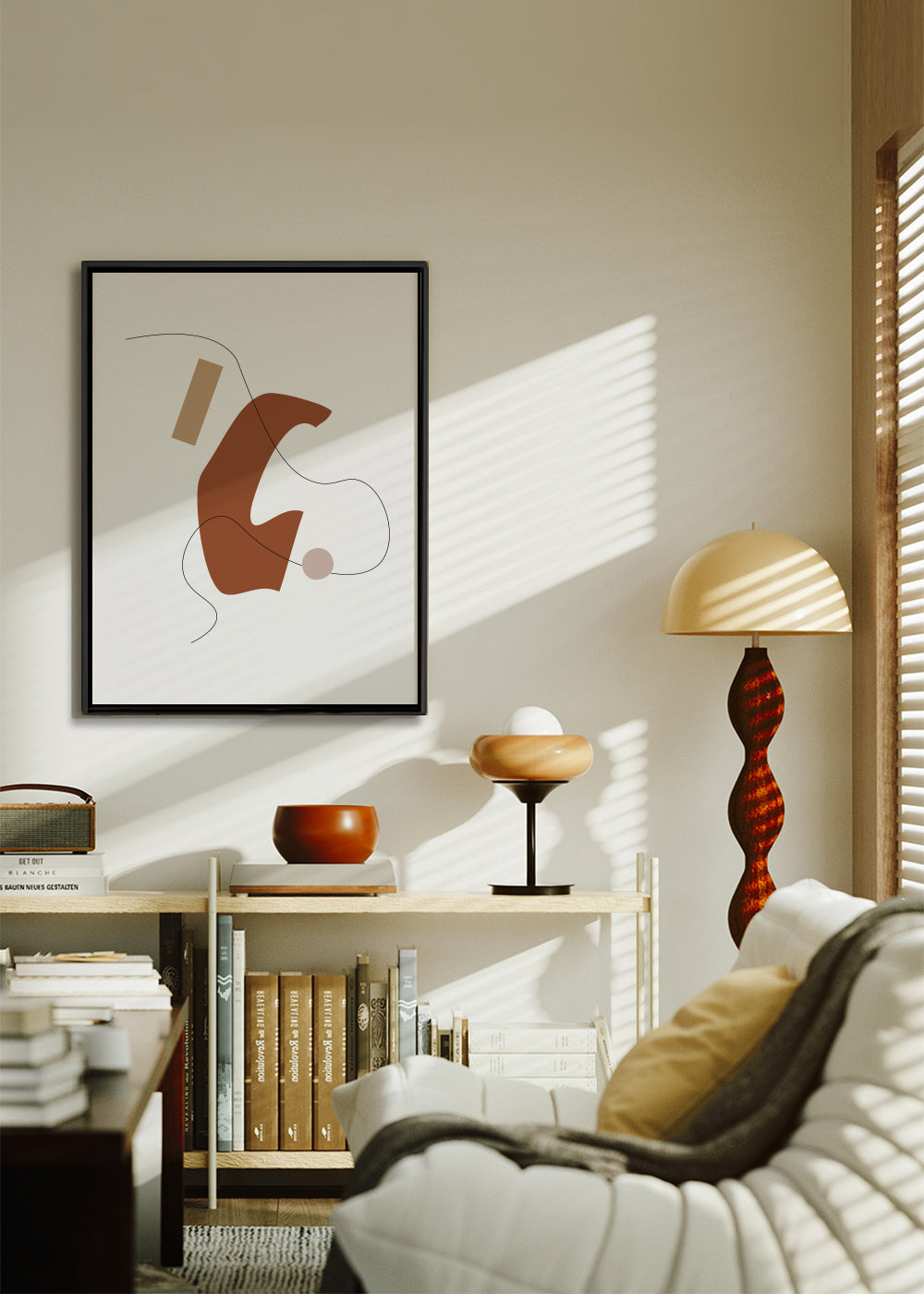 Lagom - Framed canvas in an interior