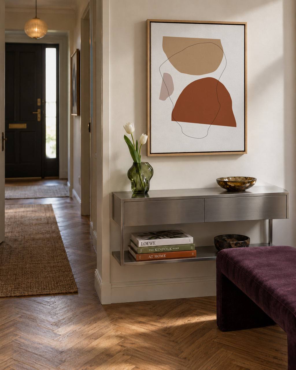 Rendez Vous - Framed canvas in an interior