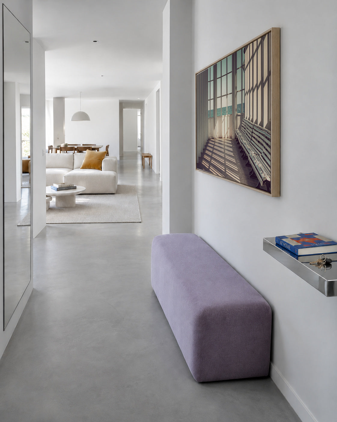 Ostsee - Framed canvas in an interior