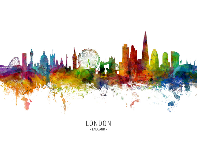 London Skyline multicolor