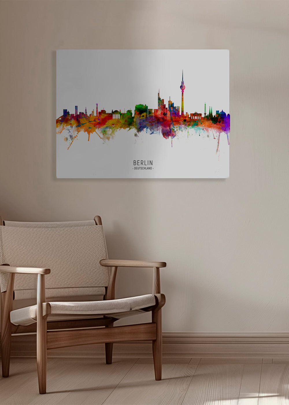 Berlin Skyline multicolor
