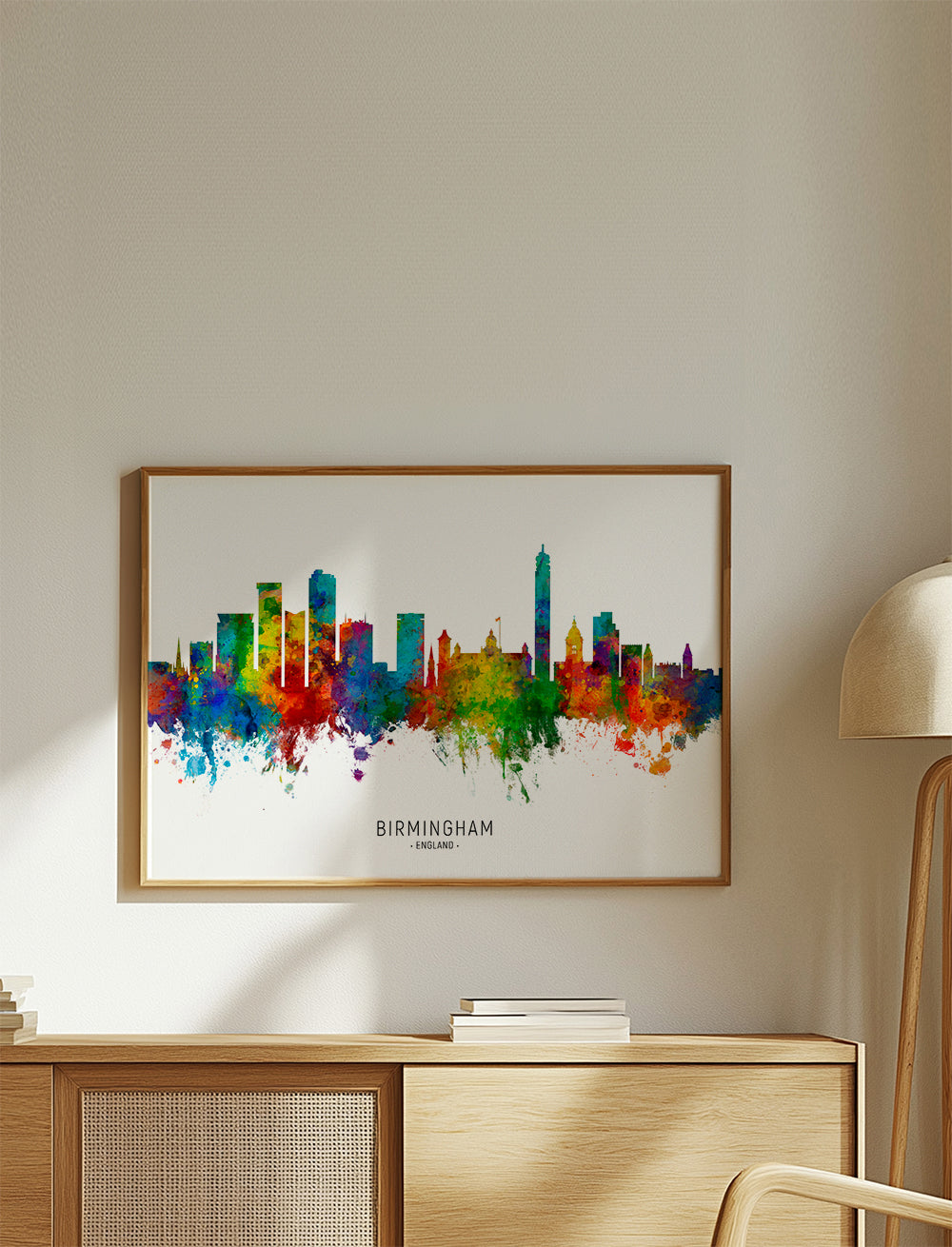 Birmingham Skyline multicolor