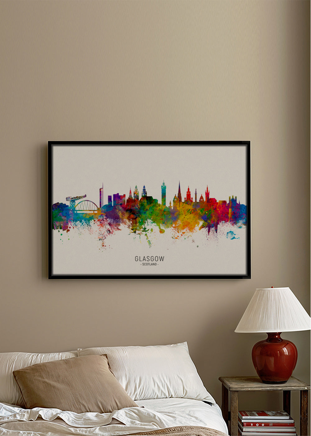 Glasgow Skyline multicolor