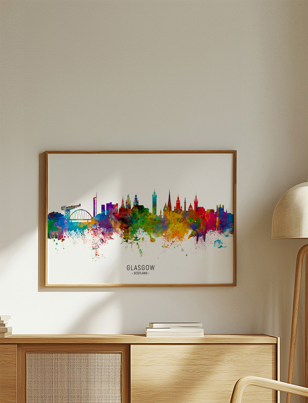Glasgow Skyline multicolor