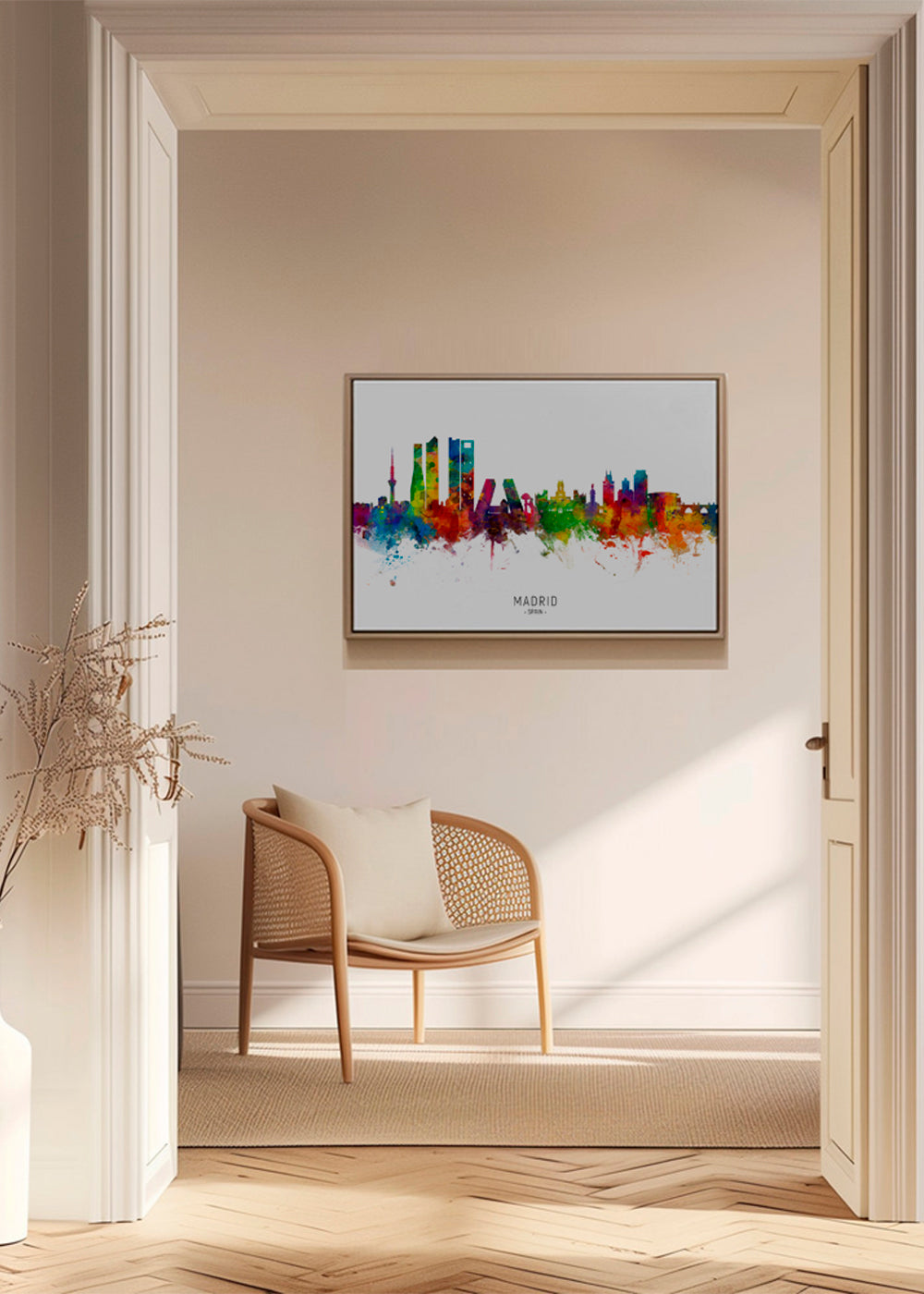 Madrid Skyline multicolor