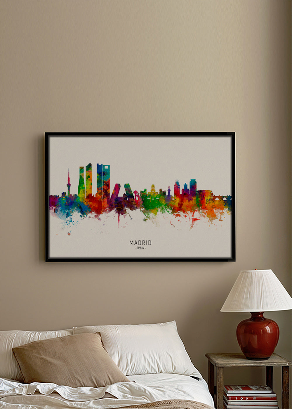 Madrid Skyline multicolor