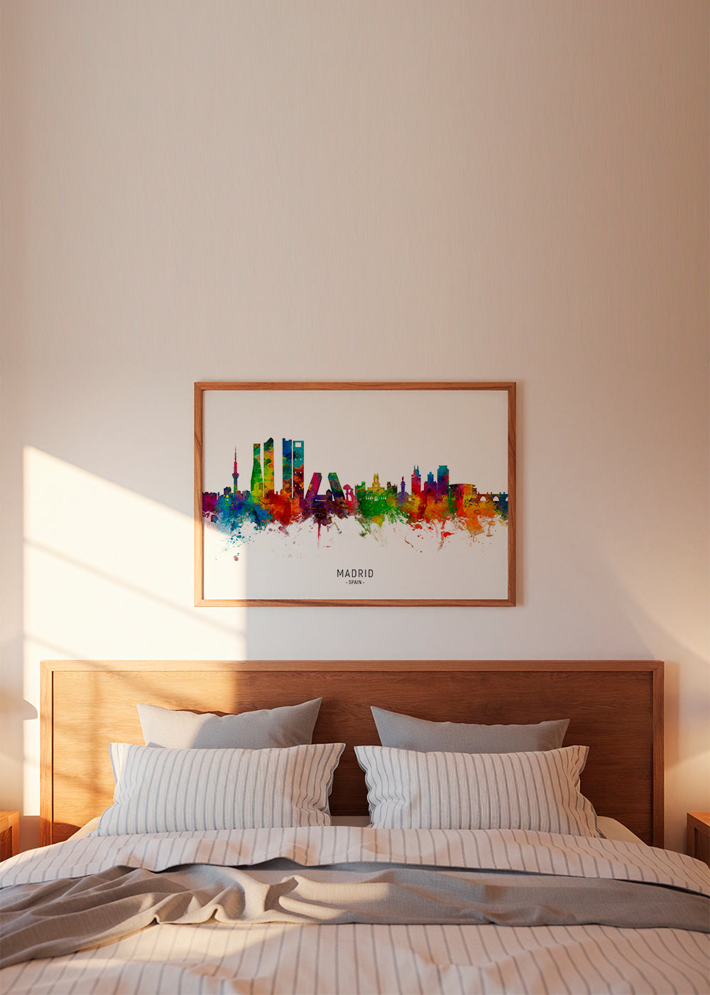 Madrid Skyline multicolor