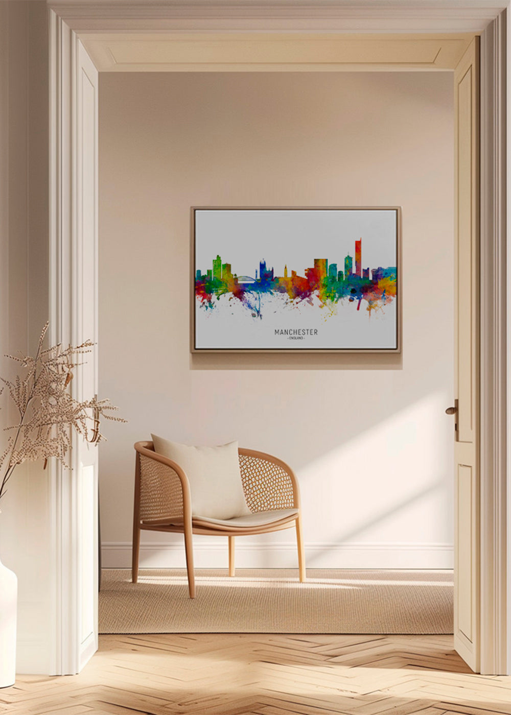 Manchester Skyline multicolor
