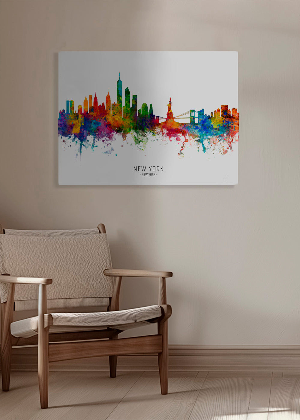 New York Skyline multicolor