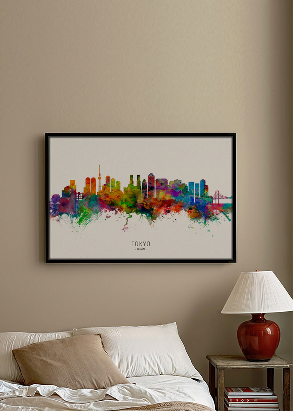 Tokyo Skyline multicolor