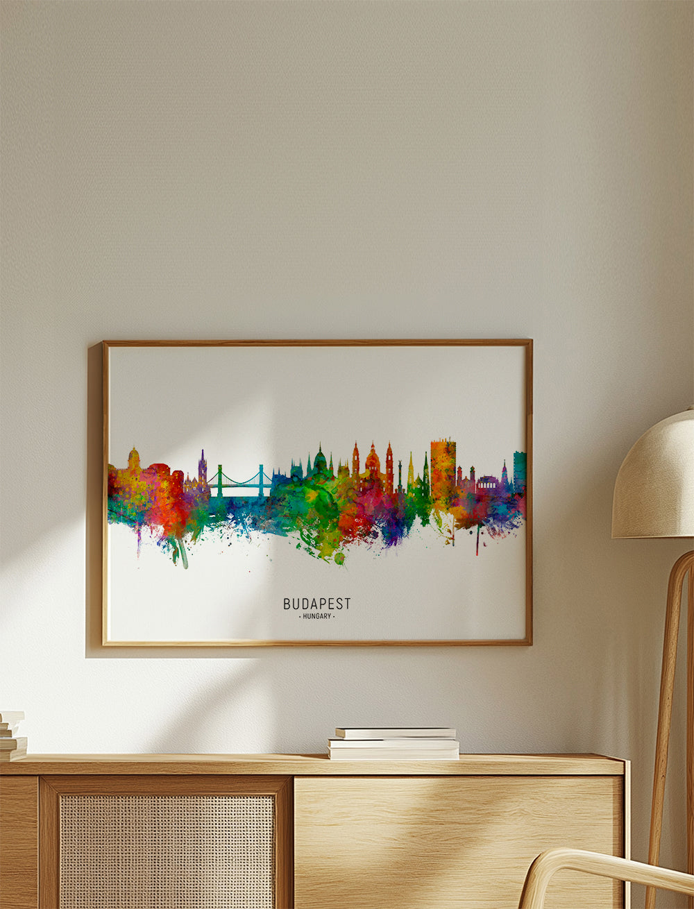 Budapest Skyline multicolor