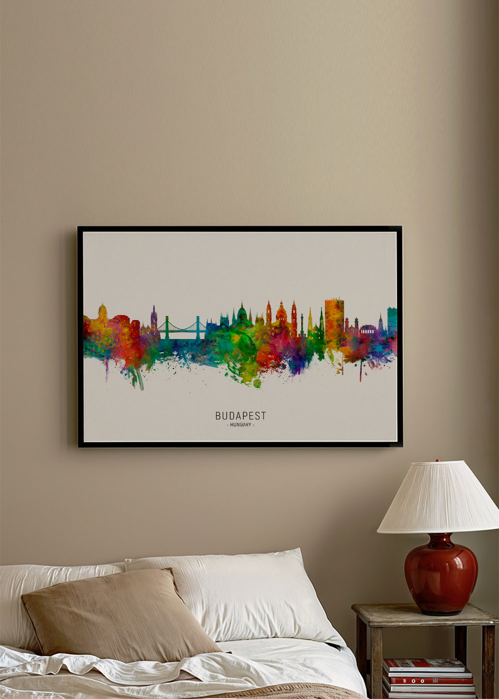 Budapest Skyline multicolor