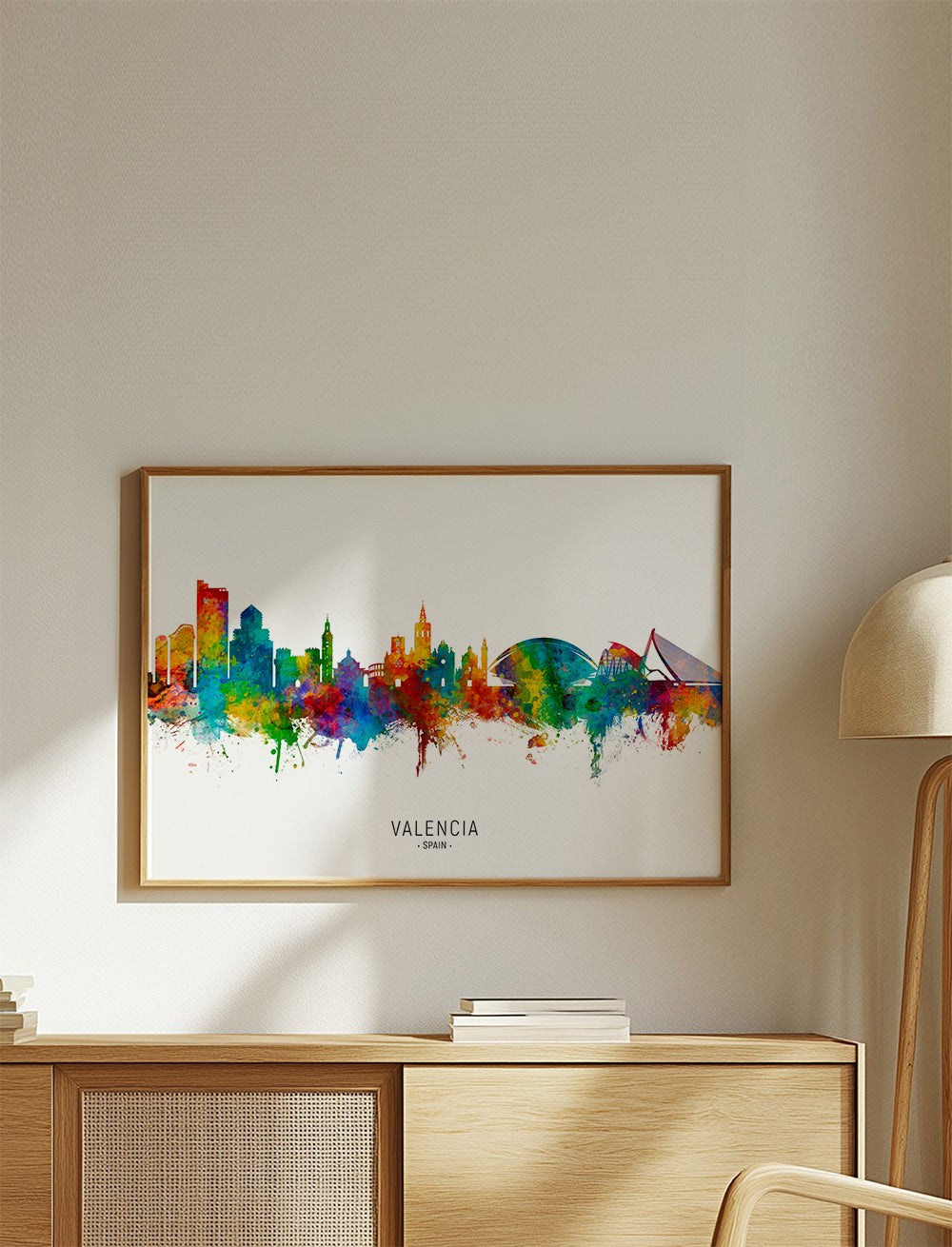 Valencia Skyline multicolor