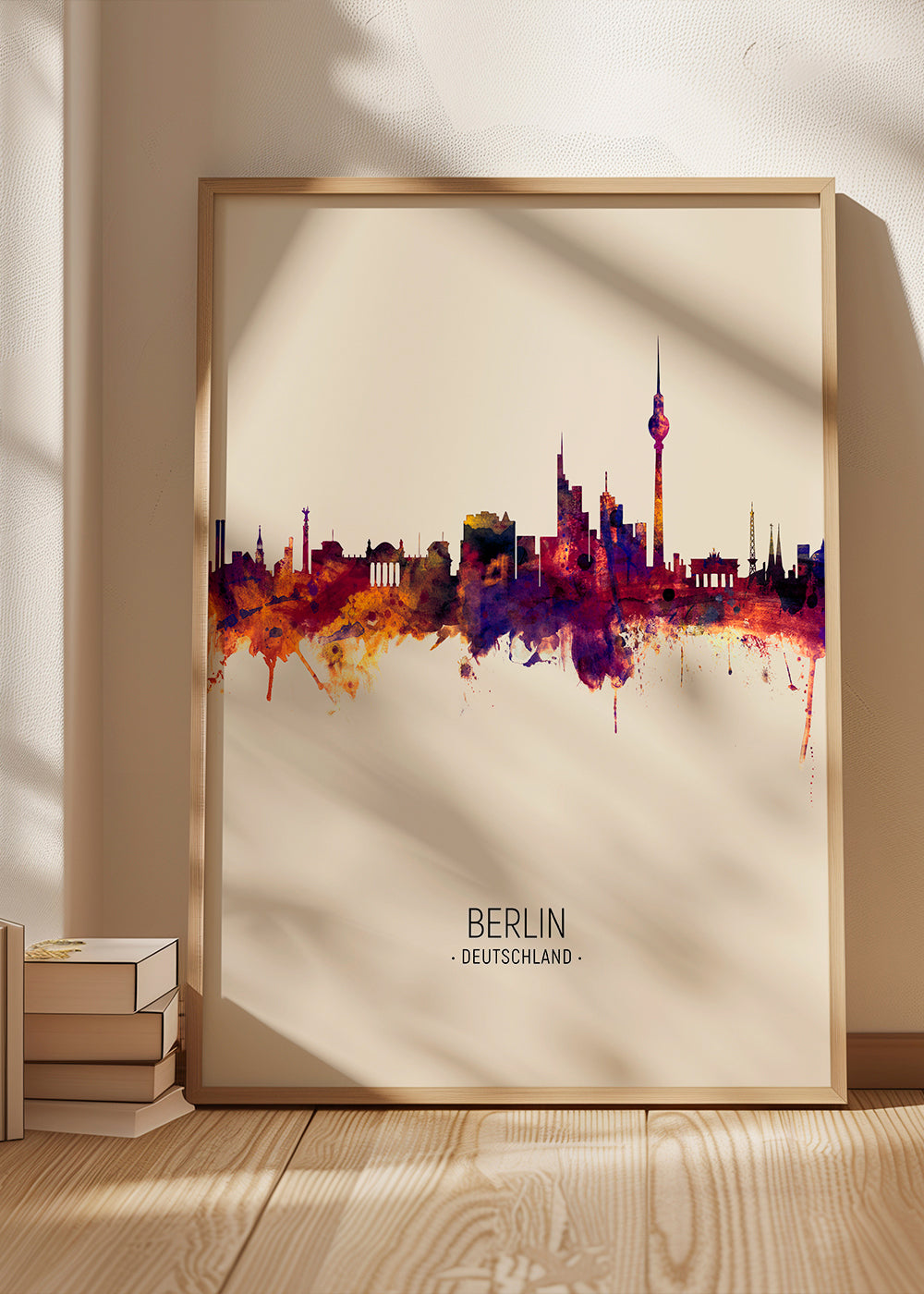 Berlin Skyline en beige