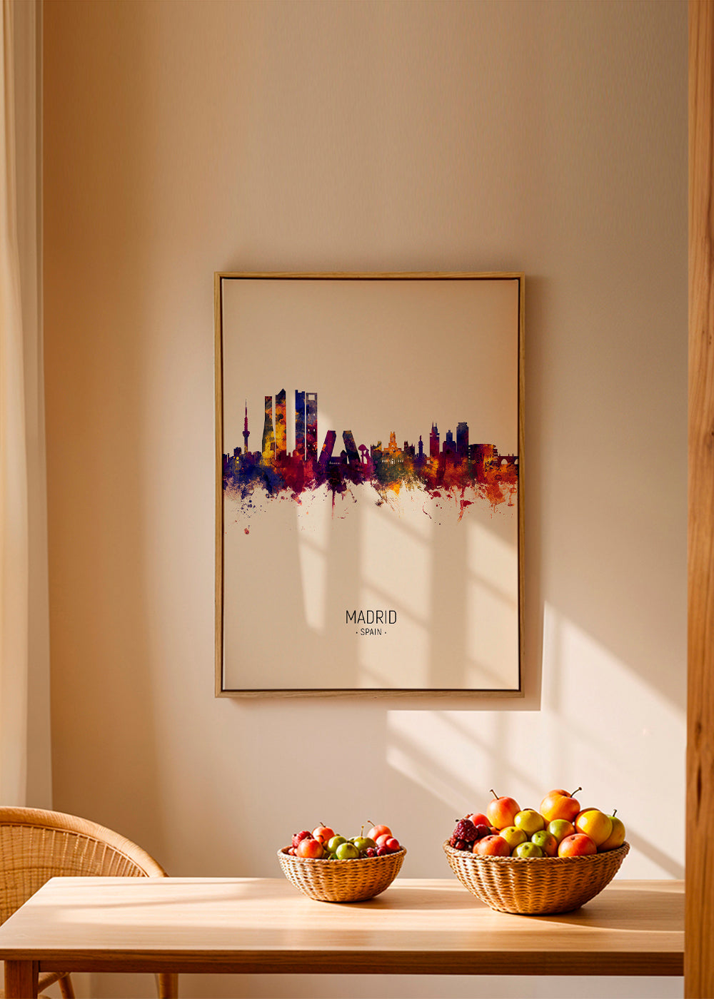 Madrid Skyline en beige