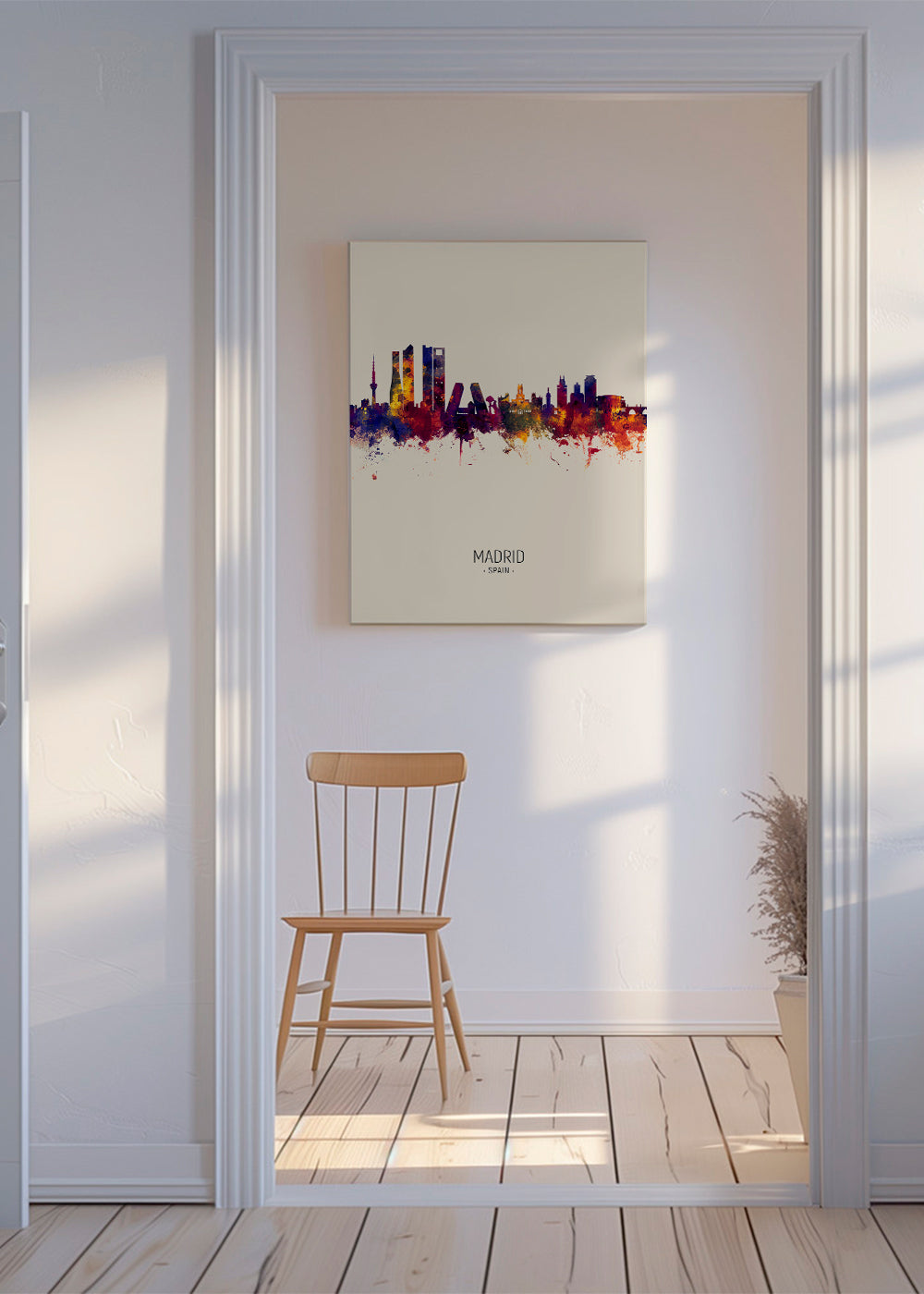 Madrid Skyline en beige