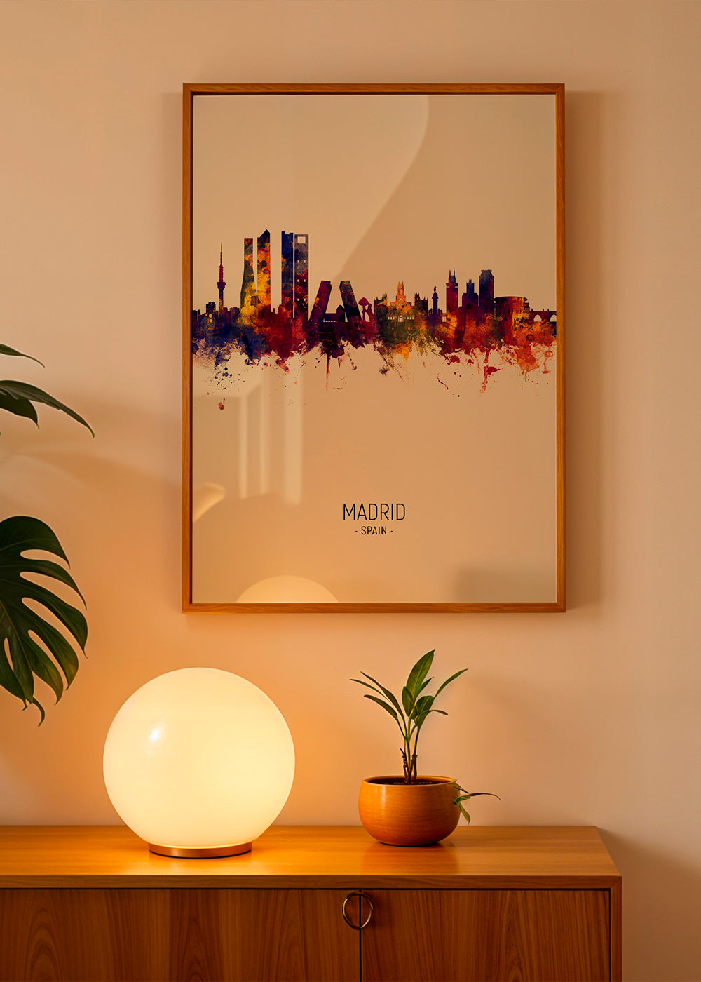 Madrid Skyline en beige