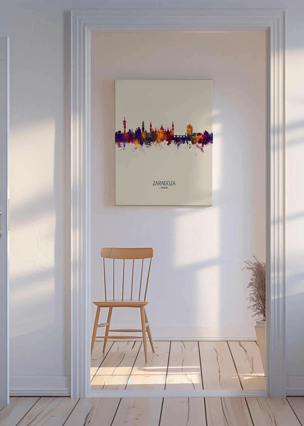 Zaragoza Skyline en beige