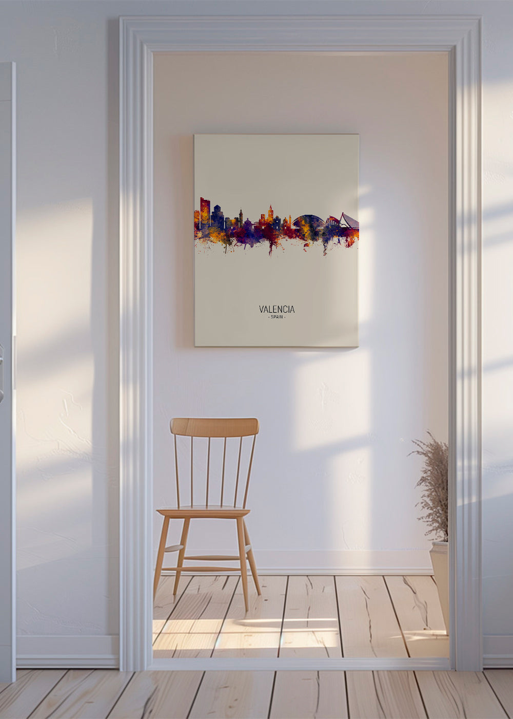 Valencia Skyline en beige
