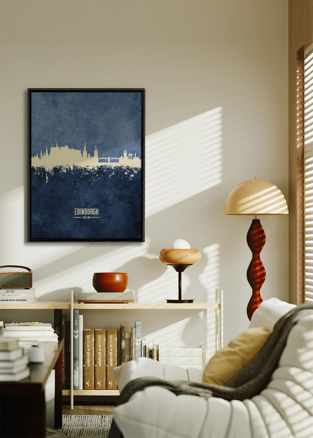 Edinburgh Skyline Azul