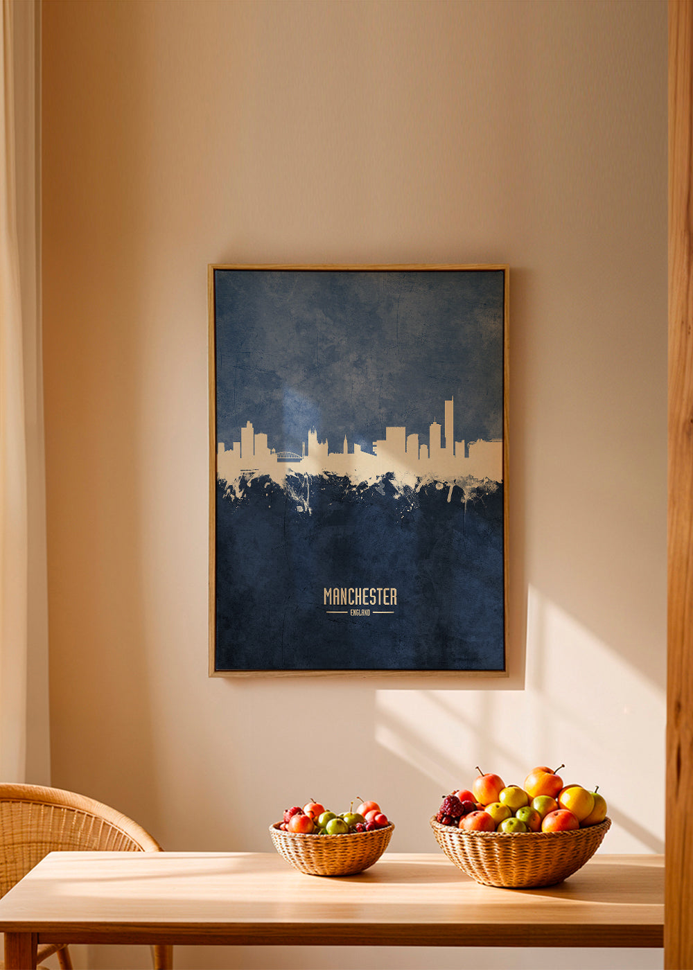 Manchester Skyline Azul