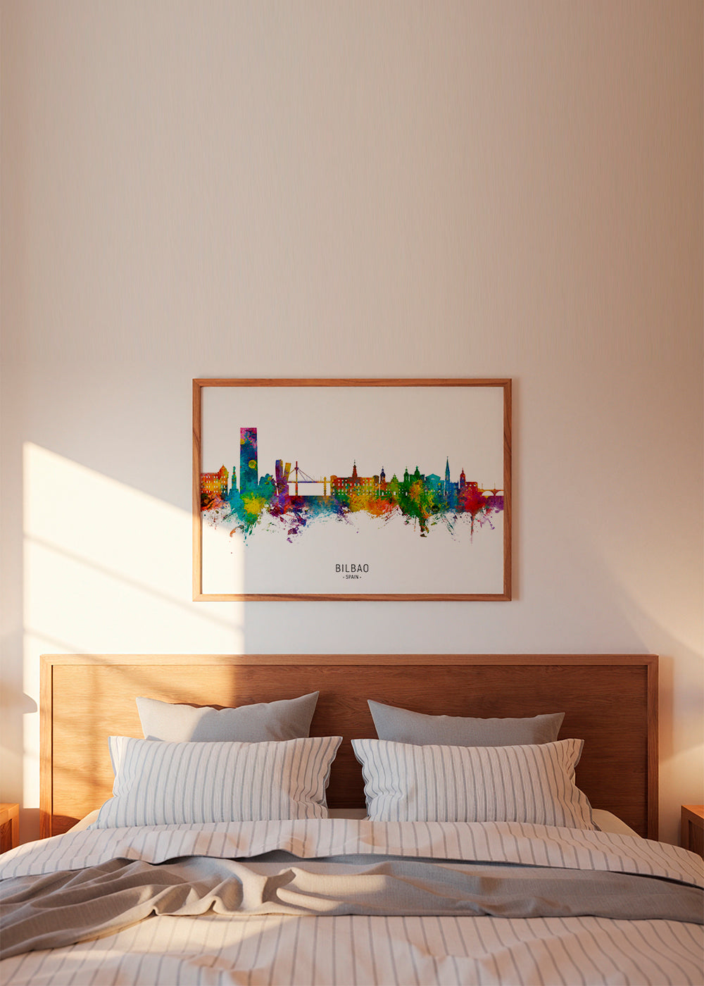 Bilbao Skyline multicolor