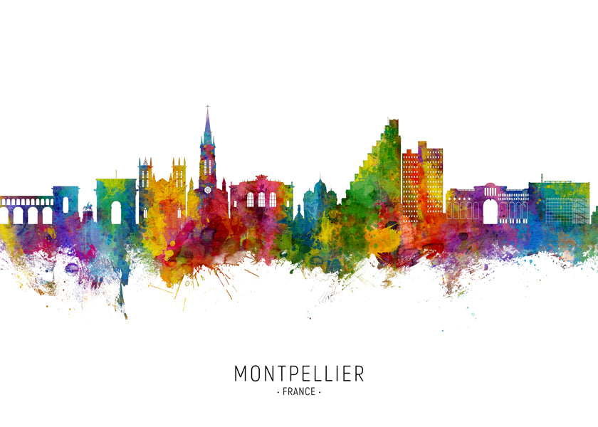 Montpellier Skyline multicolor