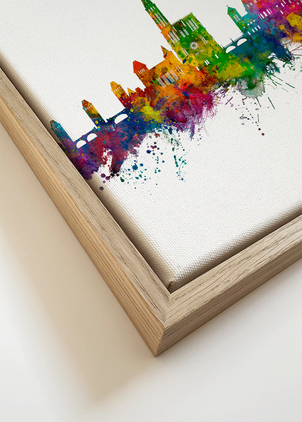 Strasbourg Skyline multicolor